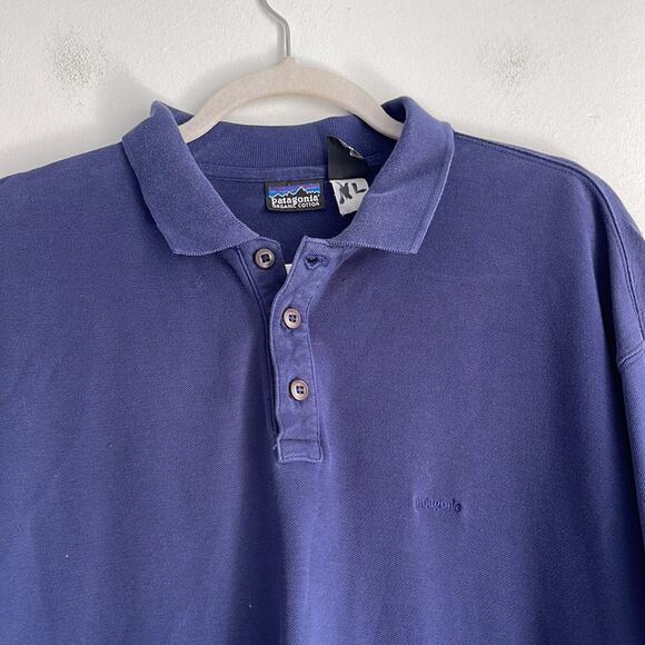 Patagonia Organic Cotton short sleeve polo shirt sz XL - Picture 2 of 9